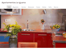 Tablet Screenshot of apartamentoslaiguana.com